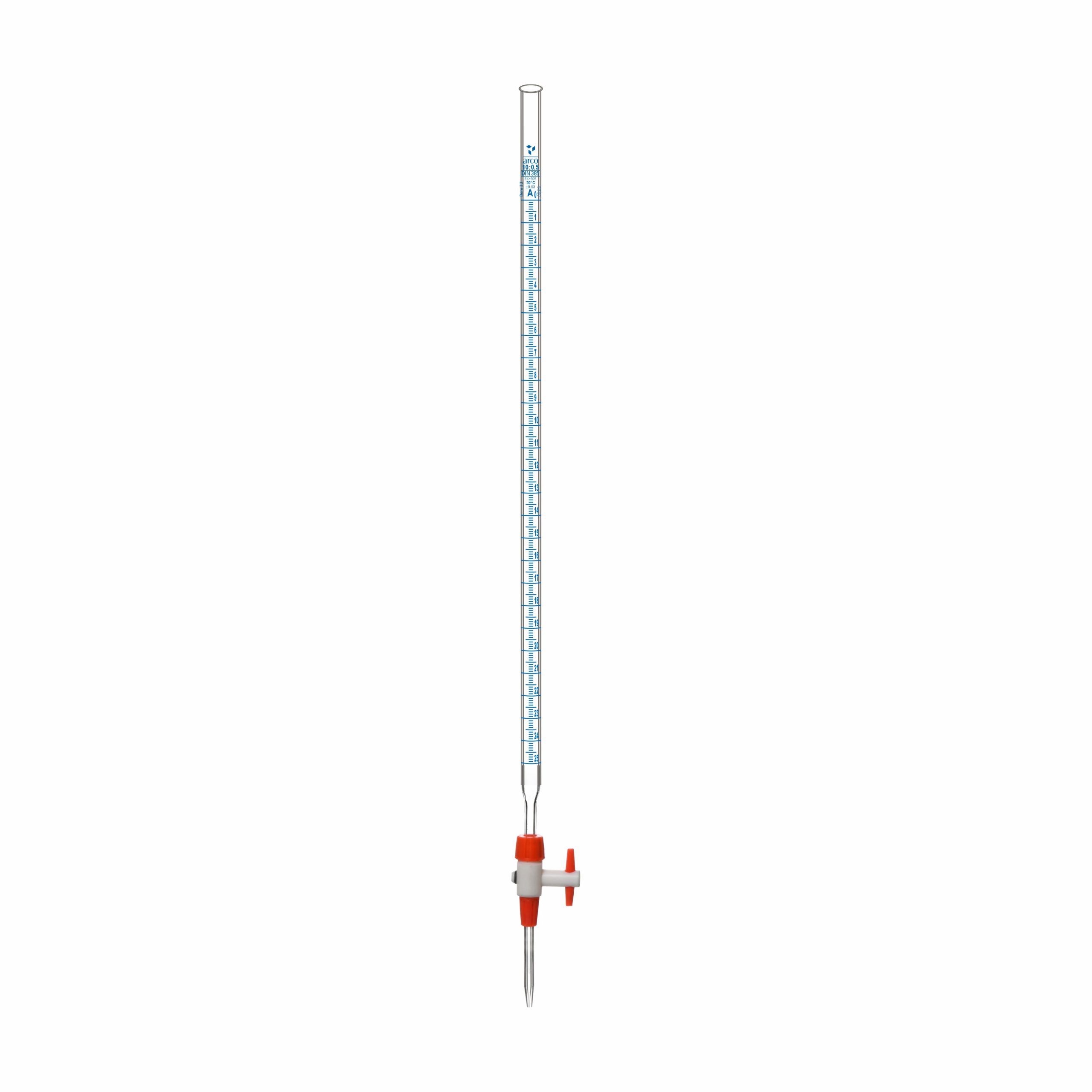 BURETTES, CLASS 'A', WITH DETACHABLE STOP COCK', 10mL