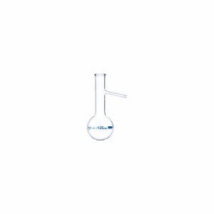 Flask, Distillation with Side Arm, 125mL