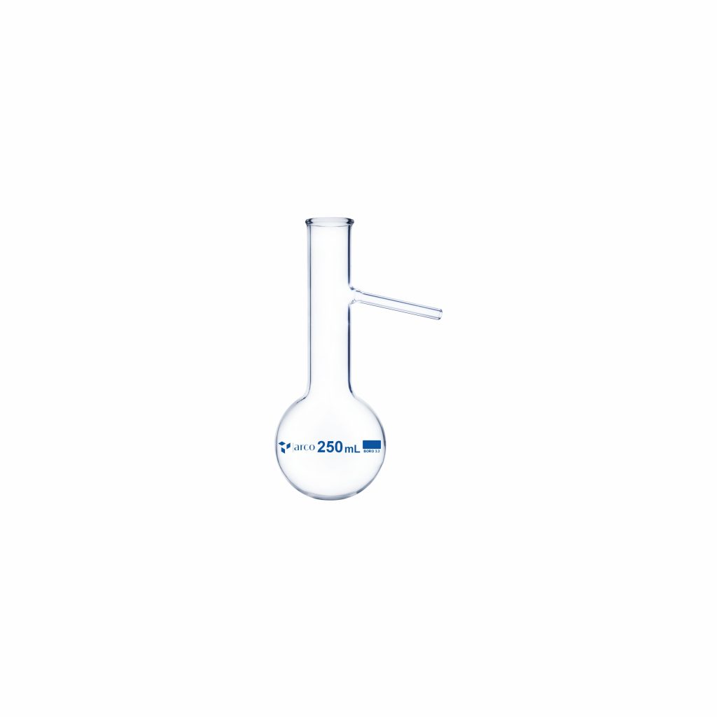 Flask, Distillation with Side Arm, 250mL - ARCO Scientific