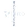 Condenser, Graham, Coiled Distillate Type, Drip Tip, Interchangeable Inner and Outer Joint, 10/19