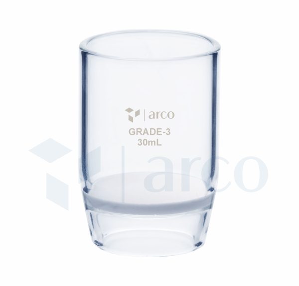 Crucible, Gooch Type with Sintered Disc (Filter Crucible), 30mL