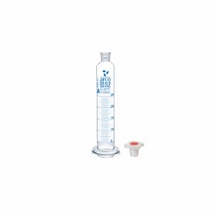 Cylinder, Mixing, Class 'A' Round Base with Stopper, 25mL