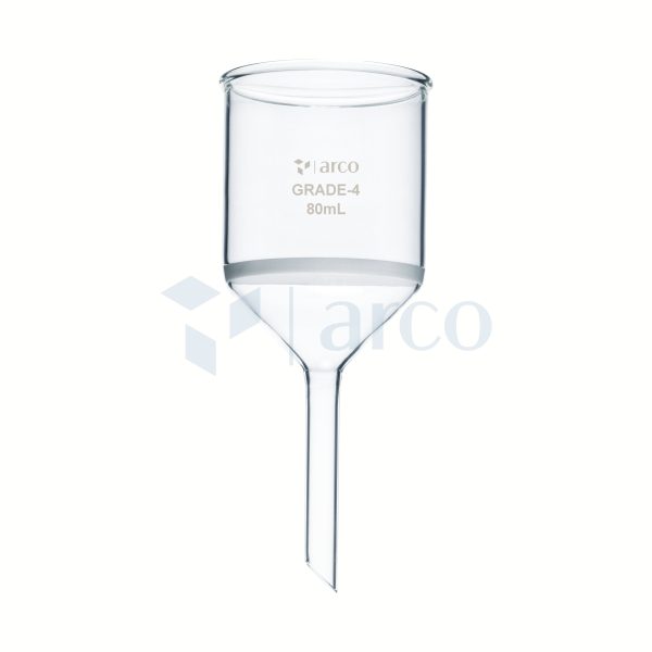 Funnel, Buchner Type With Sintered Disc, 80mL