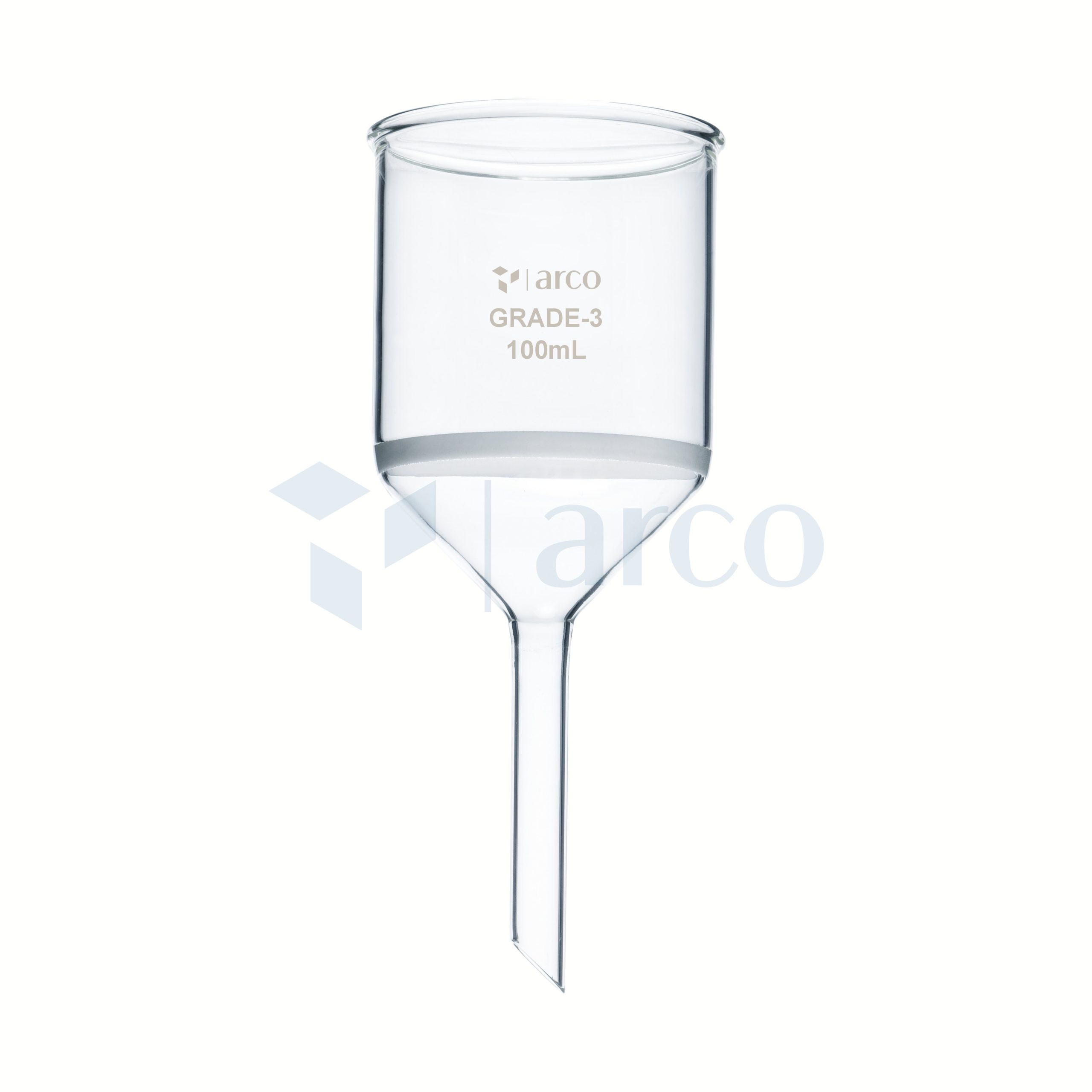 Funnel, Buchner Type with Sintered Disc, 100mL