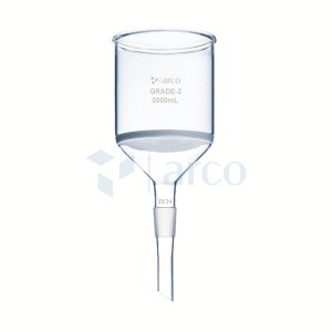 Buchner Funnel, Sintered Glass with I/C Cone At Stem, 2000mL