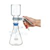 All Glass Filter Holder - 47mm Silicon Stopper, Filtration Assembly, 2000mL