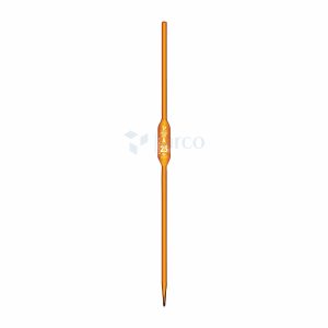 Pipette, Volumetric, Class 'A', Amber One Mark, 25mL
