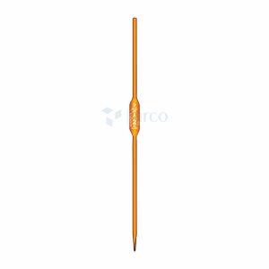 Pipette, Volumetric, Class 'A', Amber One Mark, 2mL