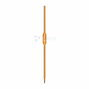 Pipette, Volumetric, Class 'A', Amber One Mark, 4mL