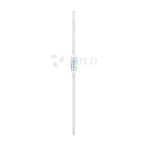 Pipette, Volumetric, Class 'A' One Mark, 1mL