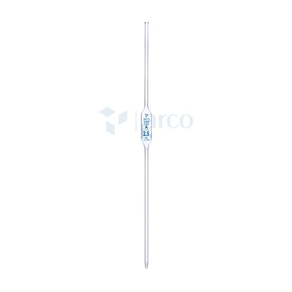 Pipette, Volumetric, Class 'A' One Mark, 2.5mL