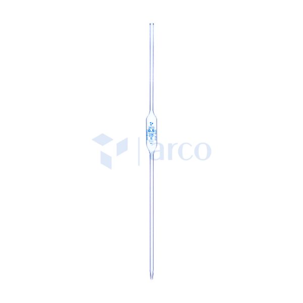 Pipette, Volumetric, Class 'B' One Mark, 0.5mL