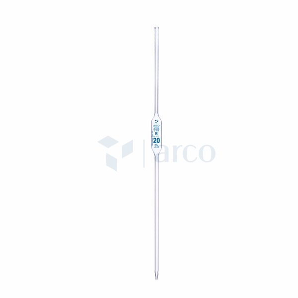 Pipette, Volumetric, Class 'B' One Mark, 20mL