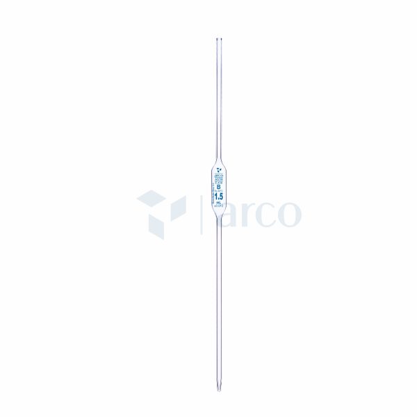 Pipette, Volumetric, Class 'B' One Mark, 1.5mL