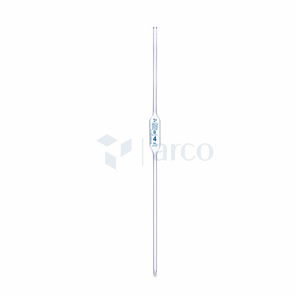 Pipette, Volumetric, Class 'B' One Mark, 4mL