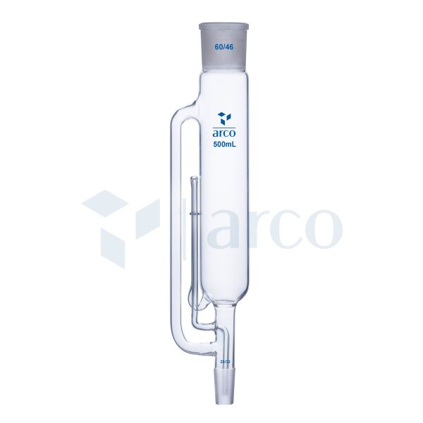 Extractor for Soxhlet Apparatus Complete with Allihn Condenser with Socket, 500mL