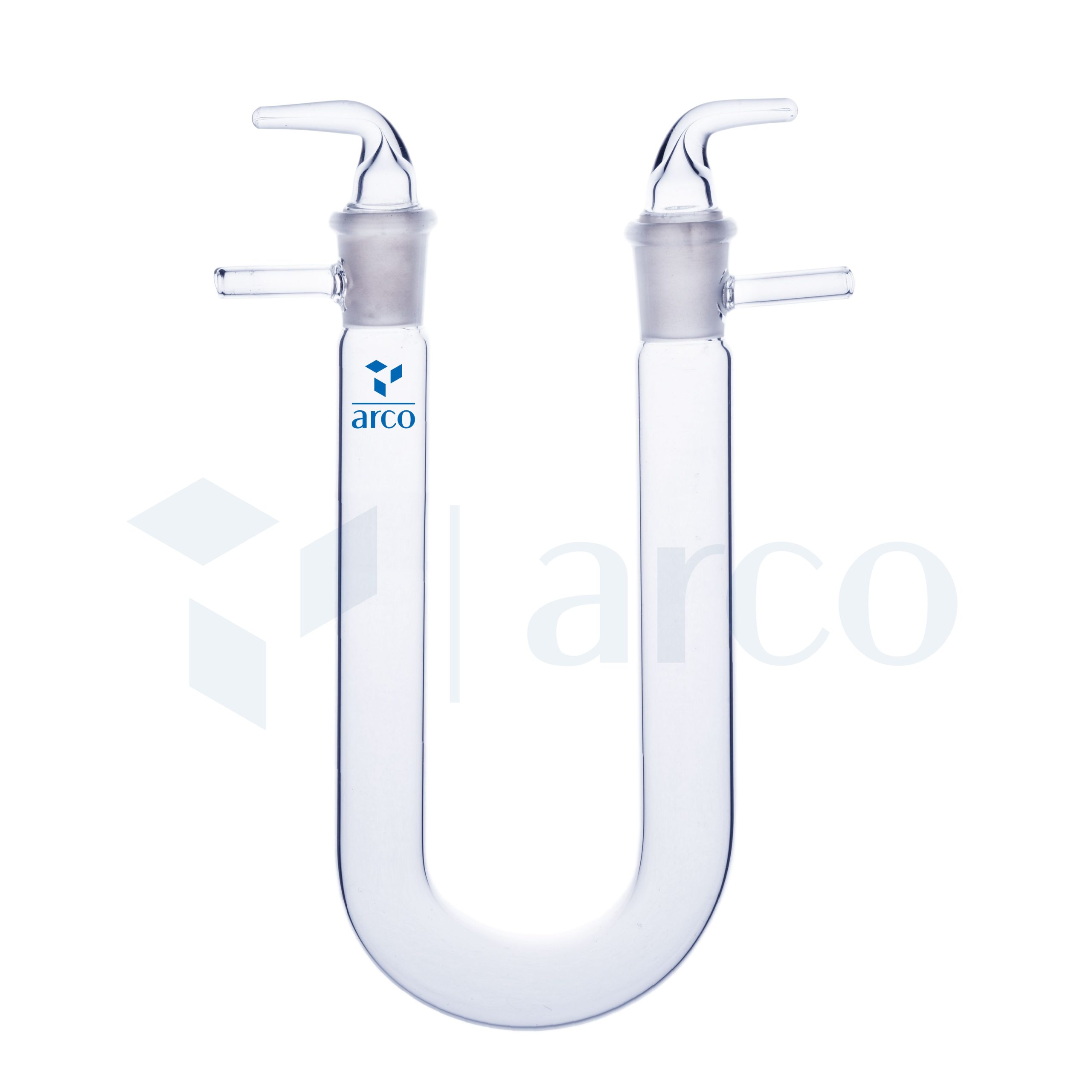 Tube, Absorption, U-Form with Side Tube, Stoppered, 12mm
