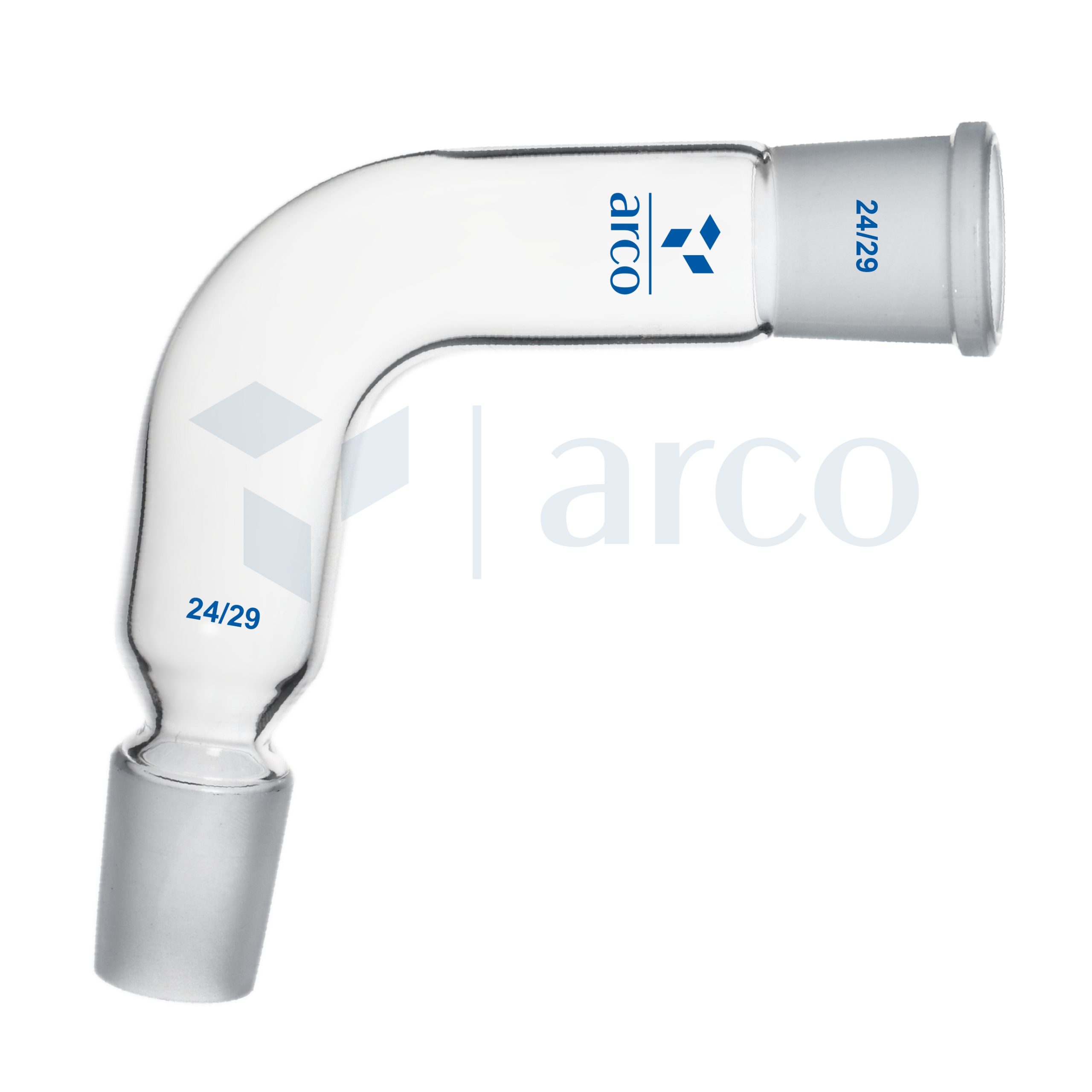 Adapter, Receiver, Plain Bend, 24/29