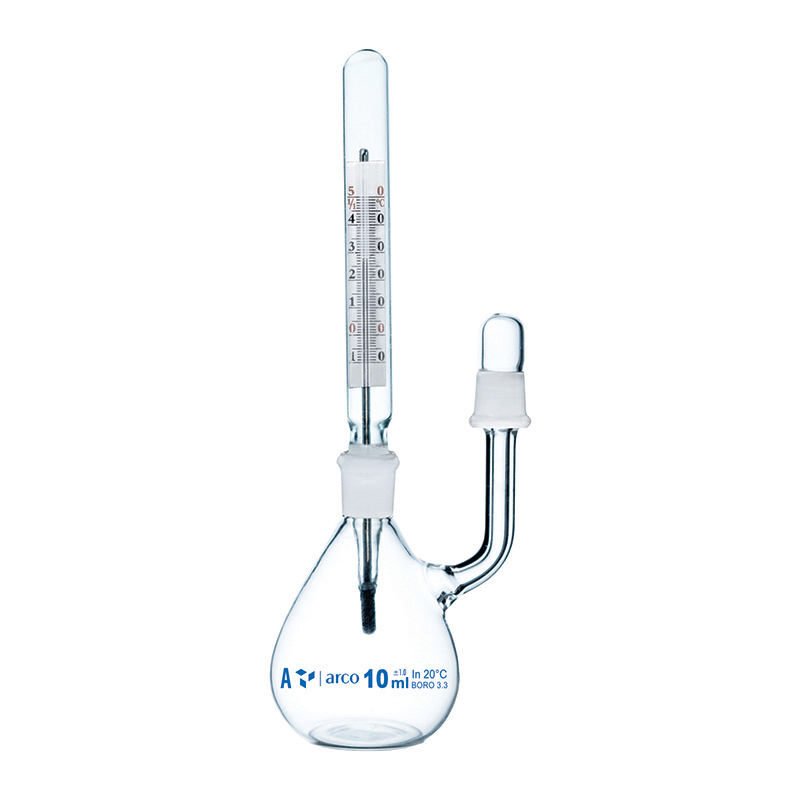 SG Bottles with Thermometer (Pyknometer), 10mL