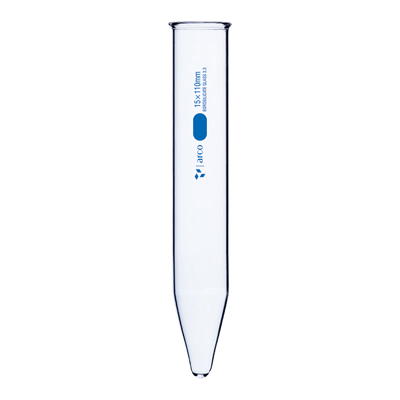 Tubes, Centrifuge, Conical Bottom, Plain : 10mL (15×110mm)