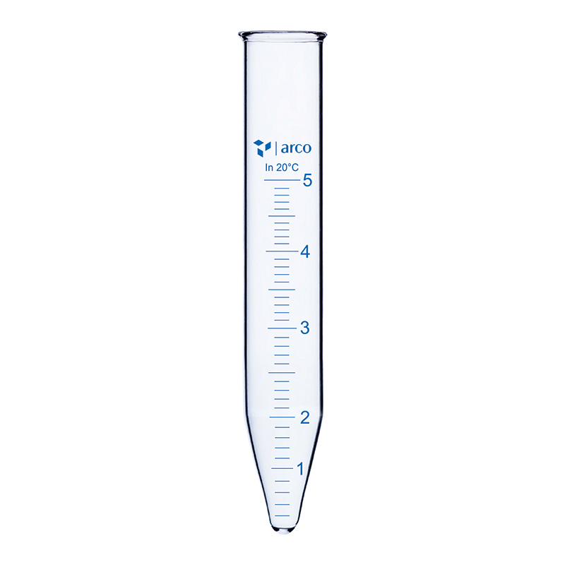 Test Tubes, Centrifuge Conical Bottom, Graduated, 5mL (13×100mm)