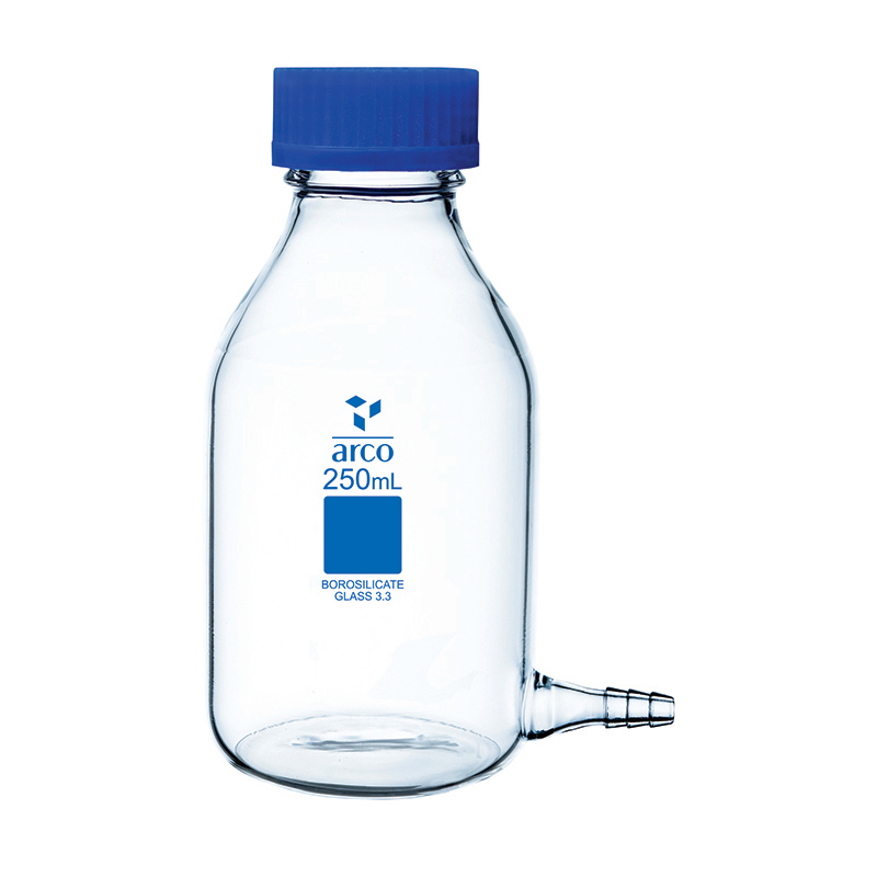 Bottle, Aspirator with Cap and Tubulation, 250mL