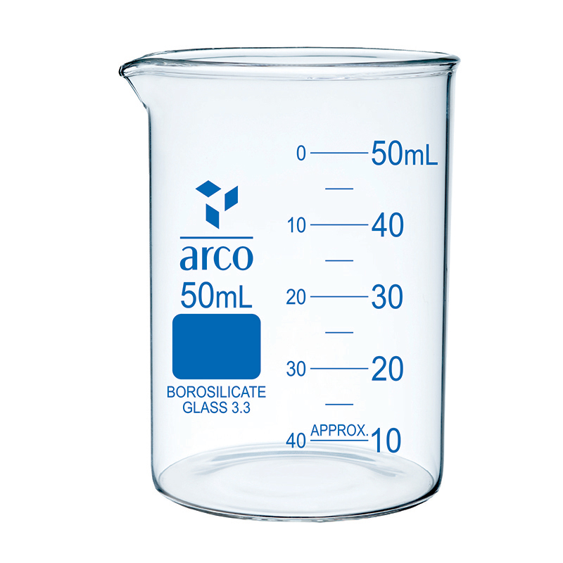 Beaker, Low Form, With Spout, 50mL