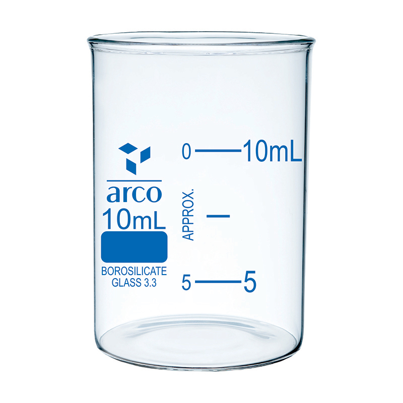 Beaker, Low Form, Without Spout, 10mL