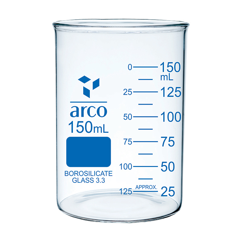 Beaker, Low Form, Without Spout, 150mL