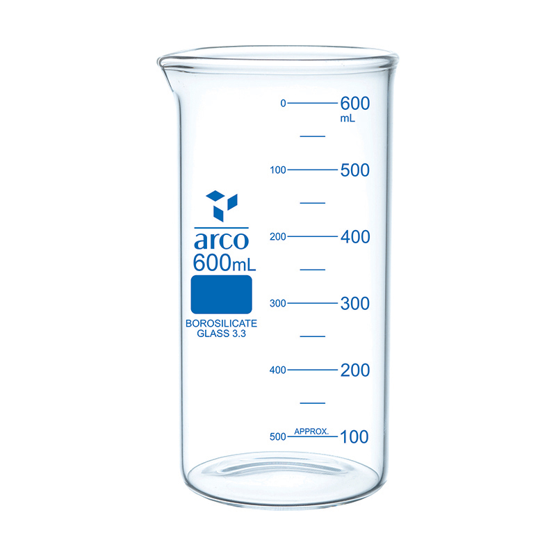 Beaker, Tall Form, With Spout, 600mL