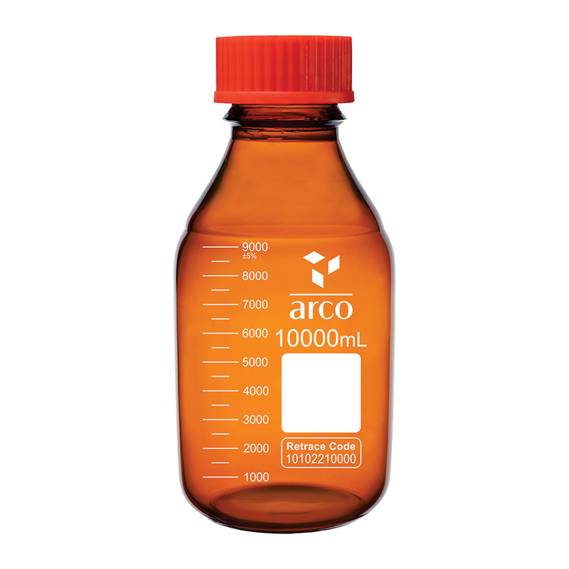 Bottle, Reagent, Amber, With Screw Cap, 10000mL