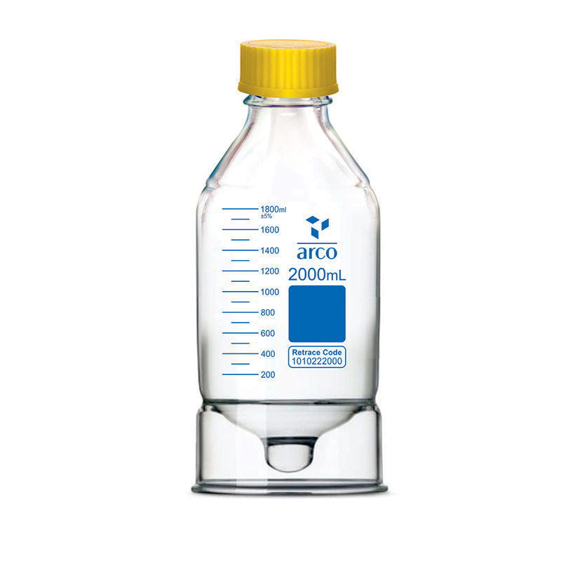 Bottle, HPCL, PP Screw Cap, 2000mL