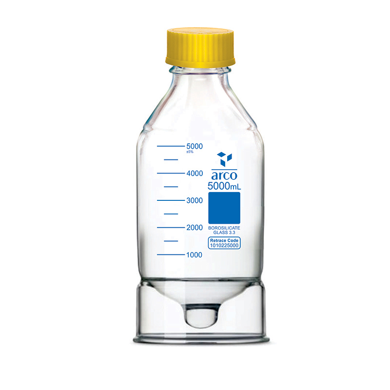Bottle, HPCL , PP Screw Cap, 5000mL