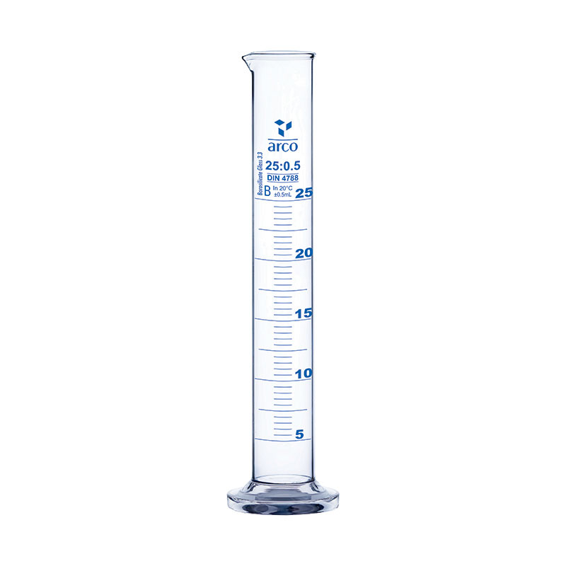Cylinder, Measuring, Class 'B' Round Base, 25mL