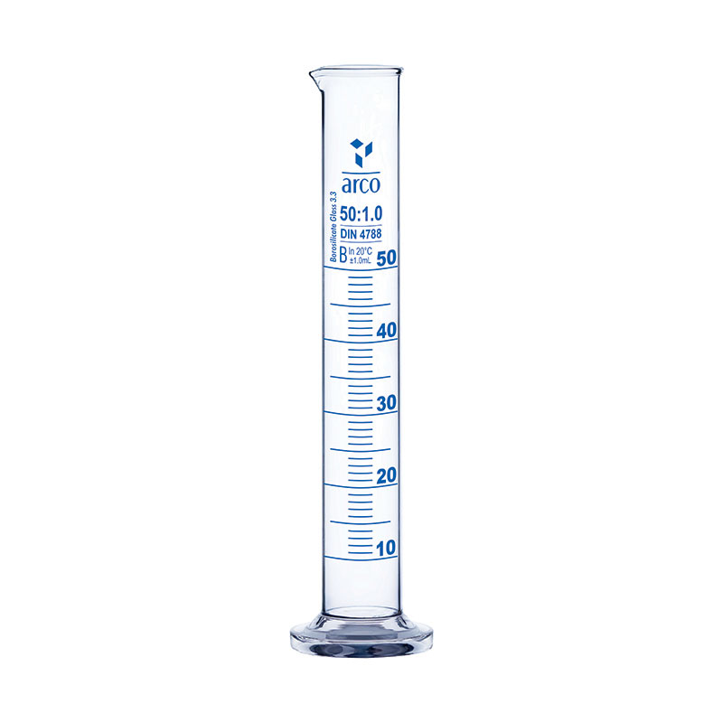 Cylinder, Measuring, Class 'B' Round Base, 50mL