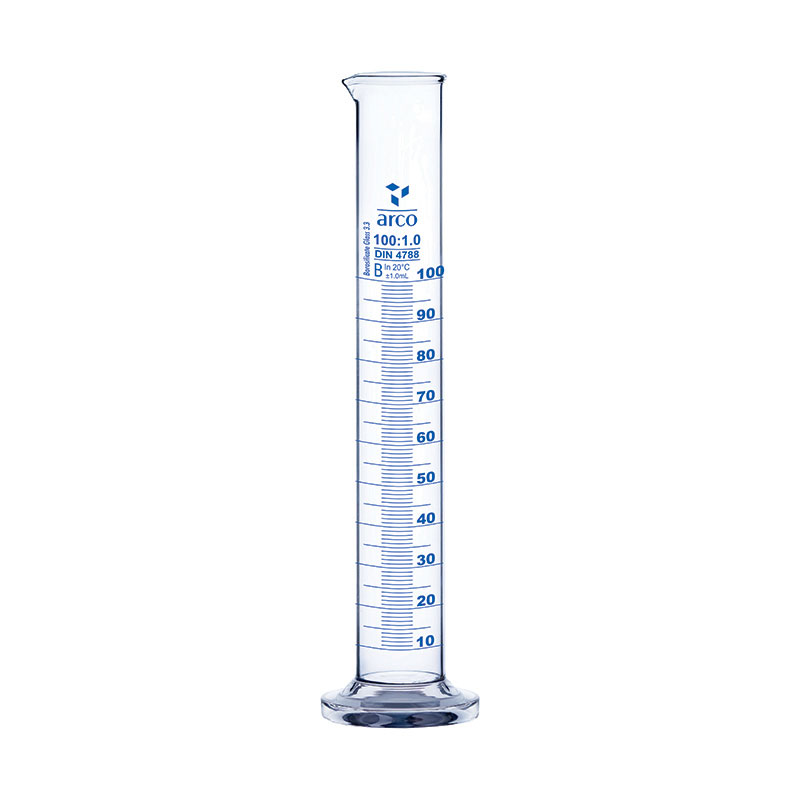 Cylinder, Measuring, Class 'B' Round Base, 100mL