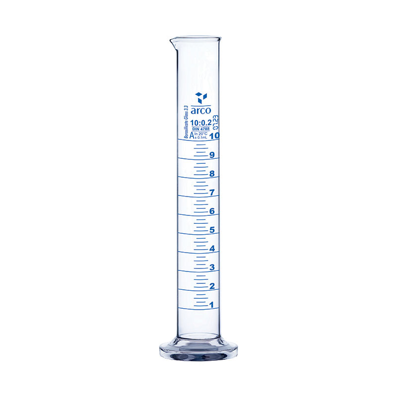 Cylinder, Measuring, Class 'A' Round Base, 10mL