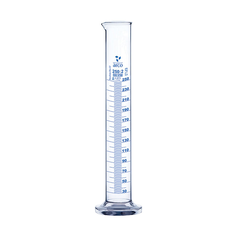 Cylinder, Measuring, Class 'A' Round Base, 250mL