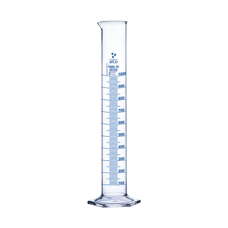 Cylinder, Measuring, Class 'B' Hexagonal Base, 1000mL