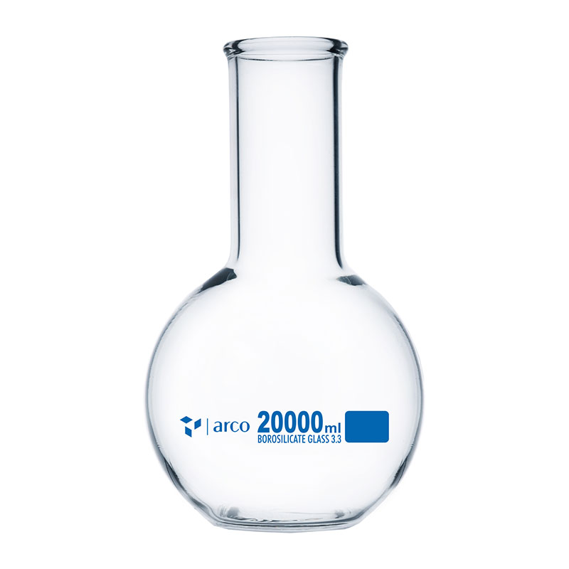 Flask, Boiling, Flat Bottom Narrow Neck, 20000mL