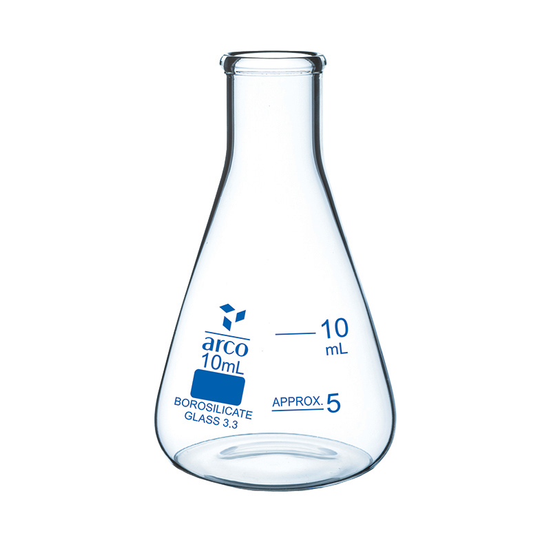 Flask, Erlenmeyer, (Conical) Narrow Neck, 10mL
