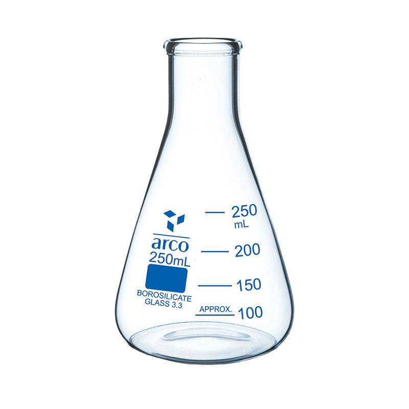 Flask, Erlenmeyer, (Conical) Narrow Neck, 250mL