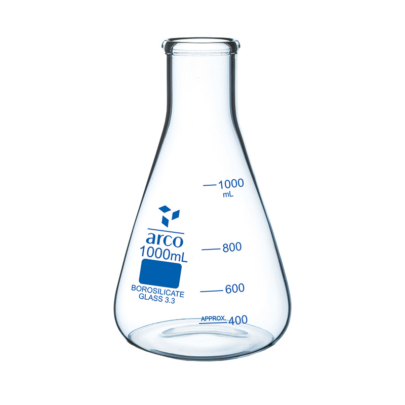Flask, Erlenmeyer, (Conical) Narrow Neck, 1000mL