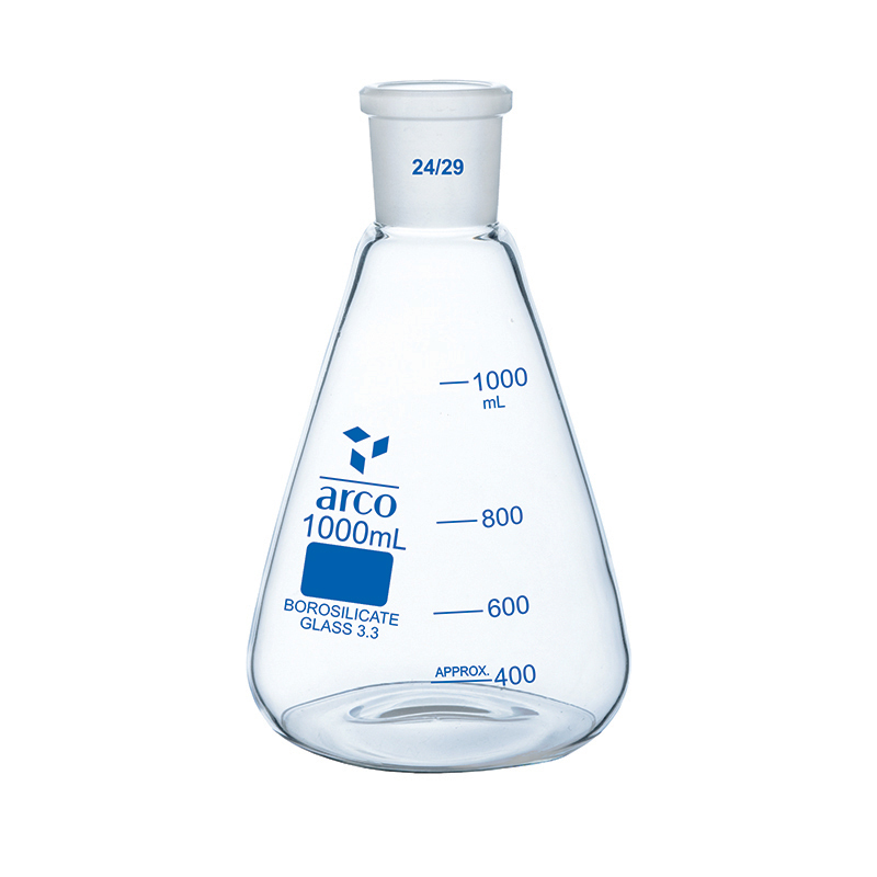 Flask, Erlenmeyer, (Conical) Narrow Neck with Socket, 1000mL