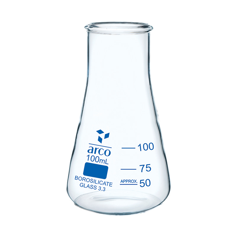 Flask, Erlenmeyer, (Conical) Wide Neck, 100mL