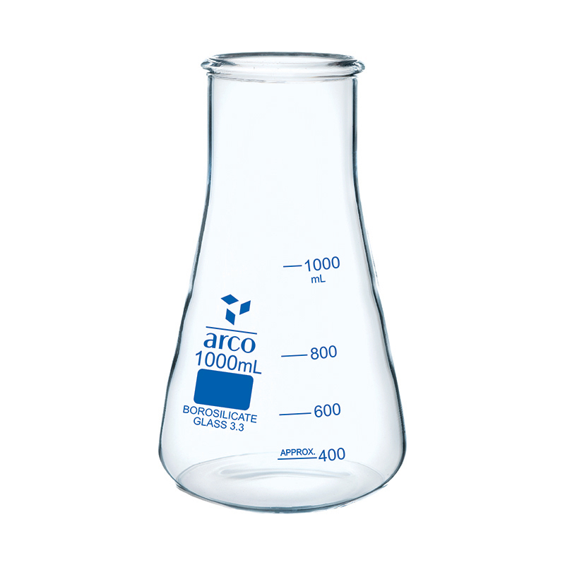 Flask, Erlenmeyer, (Conical) Wide Neck, 1000mL