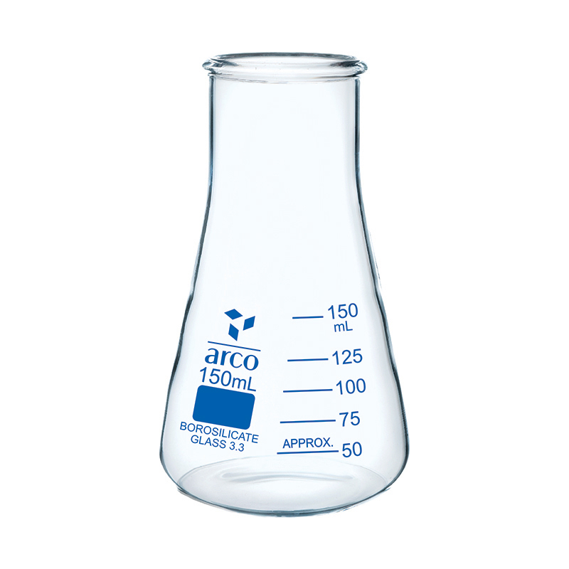 Flask, Erlenmeyer, (Conical) Wide Neck, 150mL