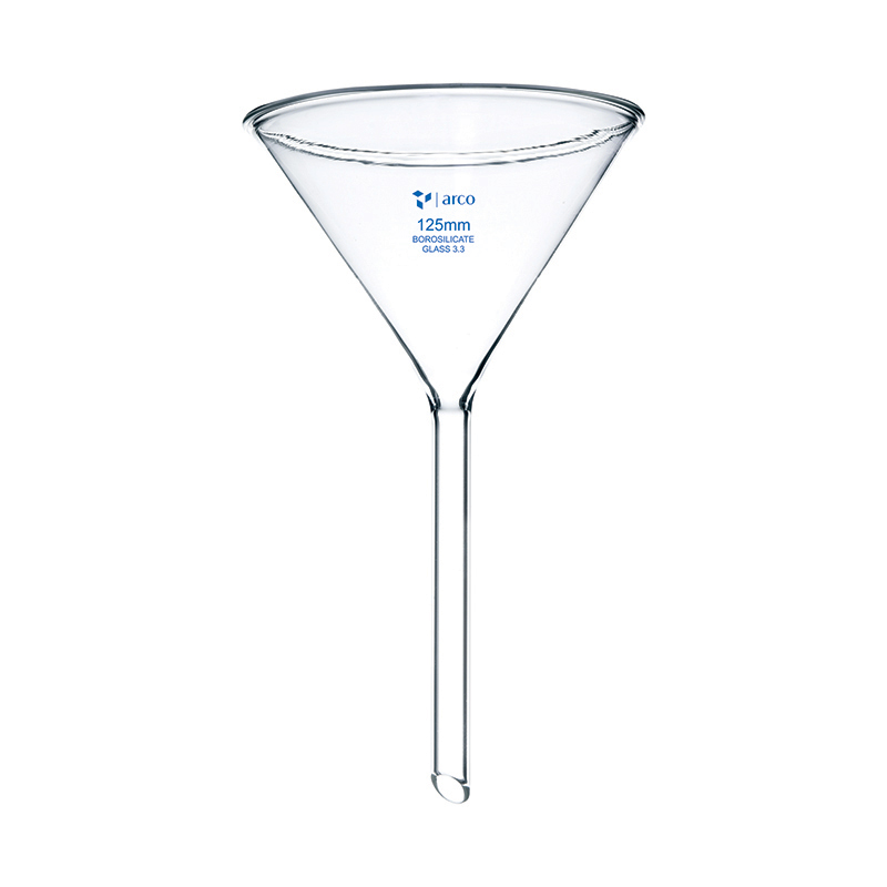 Funnel Plain, Long Stem, 125mm