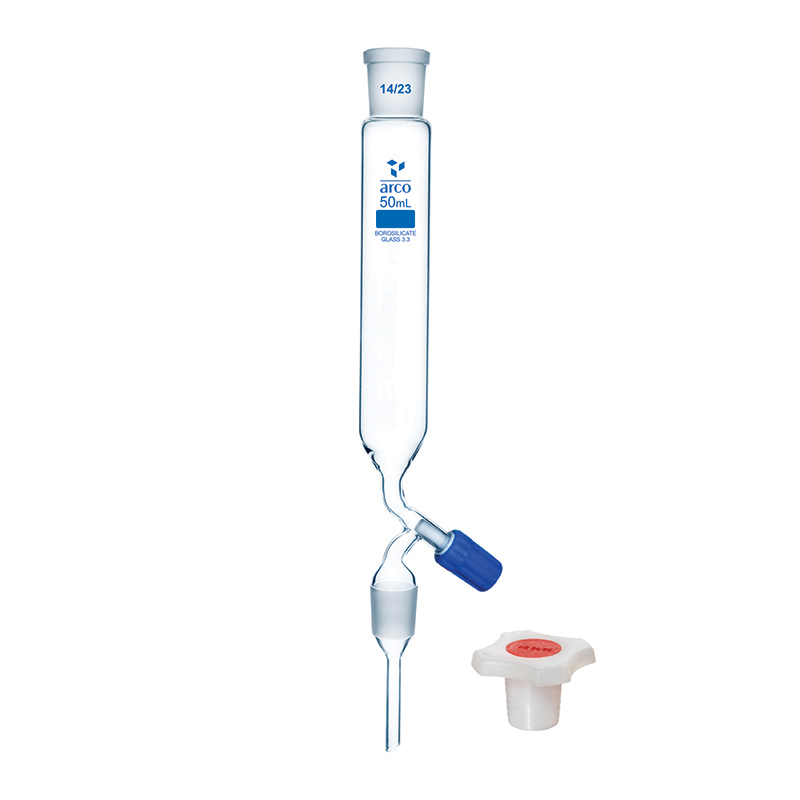 Funnel Dropping Stem with Cone, PP Stopper, 50mL