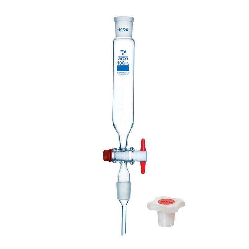 Funnel Dropping Stem with Cone, PP Stopper, 100mL
